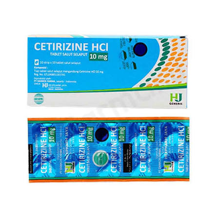 Cetirizine HCI 10 mg