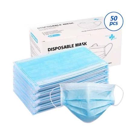 Masker Medis 3 Ply 50pcs