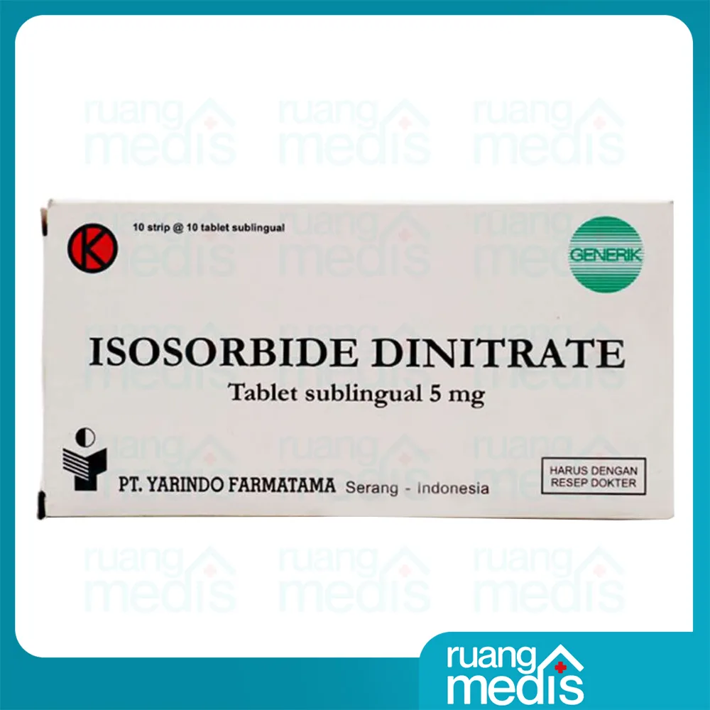 Foto ISOSORBIDE DINITRATE 5 MG YARINDO 2