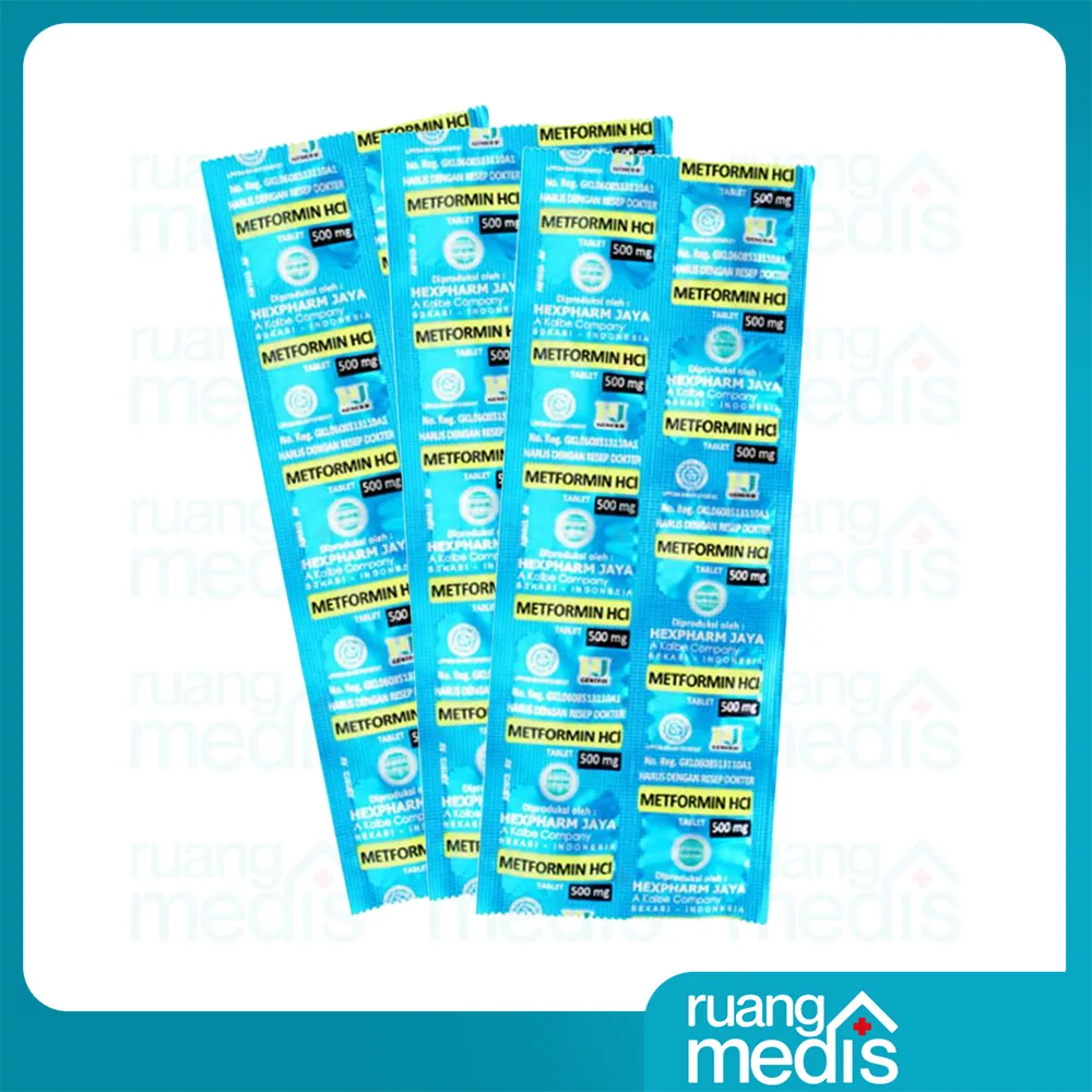 Foto METFORMIN 500 MG HXP 3