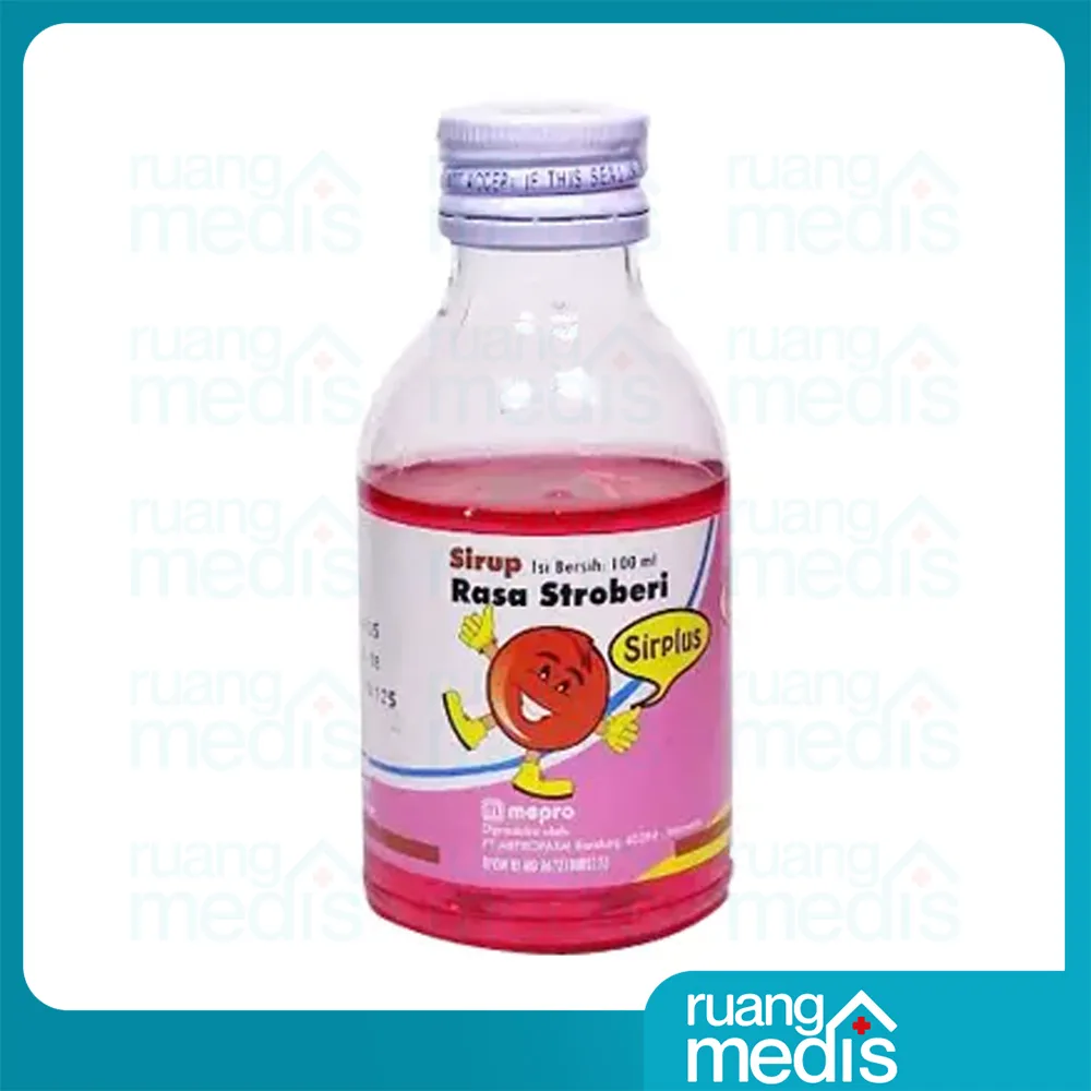 SIRPLUS SYR STRAWBERRY @ 100 ML
