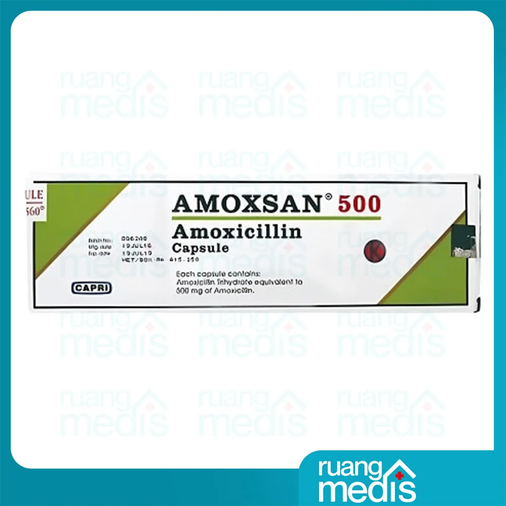 Foto AMOXSAN 500 MG KAPS 2