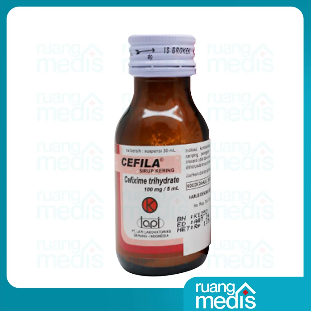 Foto CEFILA SYR 100 MG/5 ML @ 30 ML 3