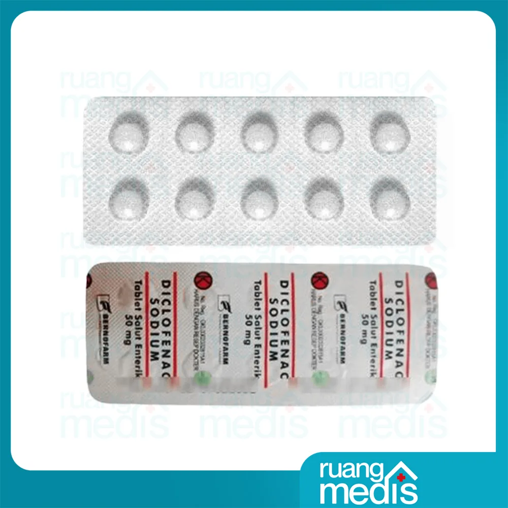 Foto DICLOFENAC SODIUM 50 MG TAB Bernofarm 3